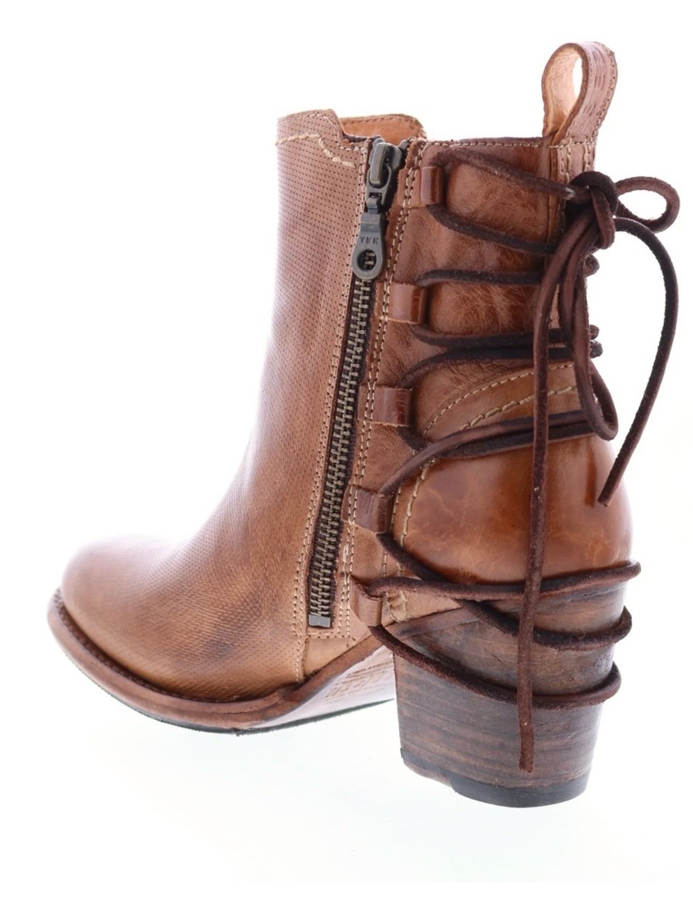 Bed Stu Blaire Leather Cobbler Series Boots, Tan, NWOT, Women’s Size 8.5 - Picture 4 of 11